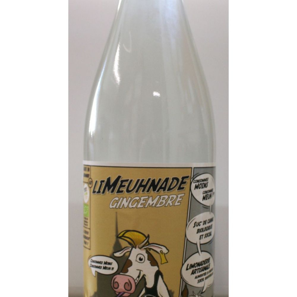 Limeuhnade BIO*citron gingembre limonade artisanale normande 75cl