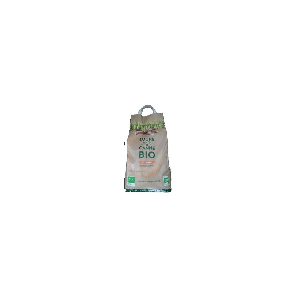 Sucre brun BIO* équitable sac 5kg