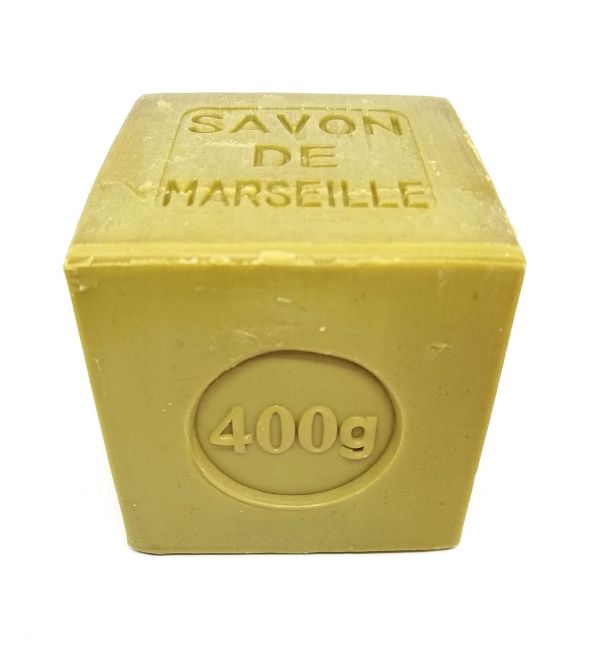 Savon de Marseille vert, à l'huile d'olive, 400g