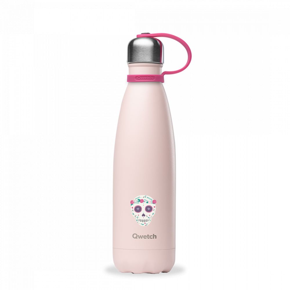 Gourde bouteille isotherme 500ml rose muerte série limitée