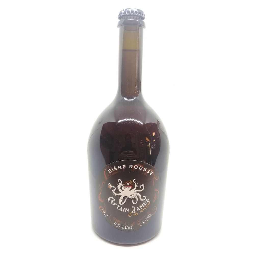 Bière Captain James 75cl rousse BIO* . 10€/kg