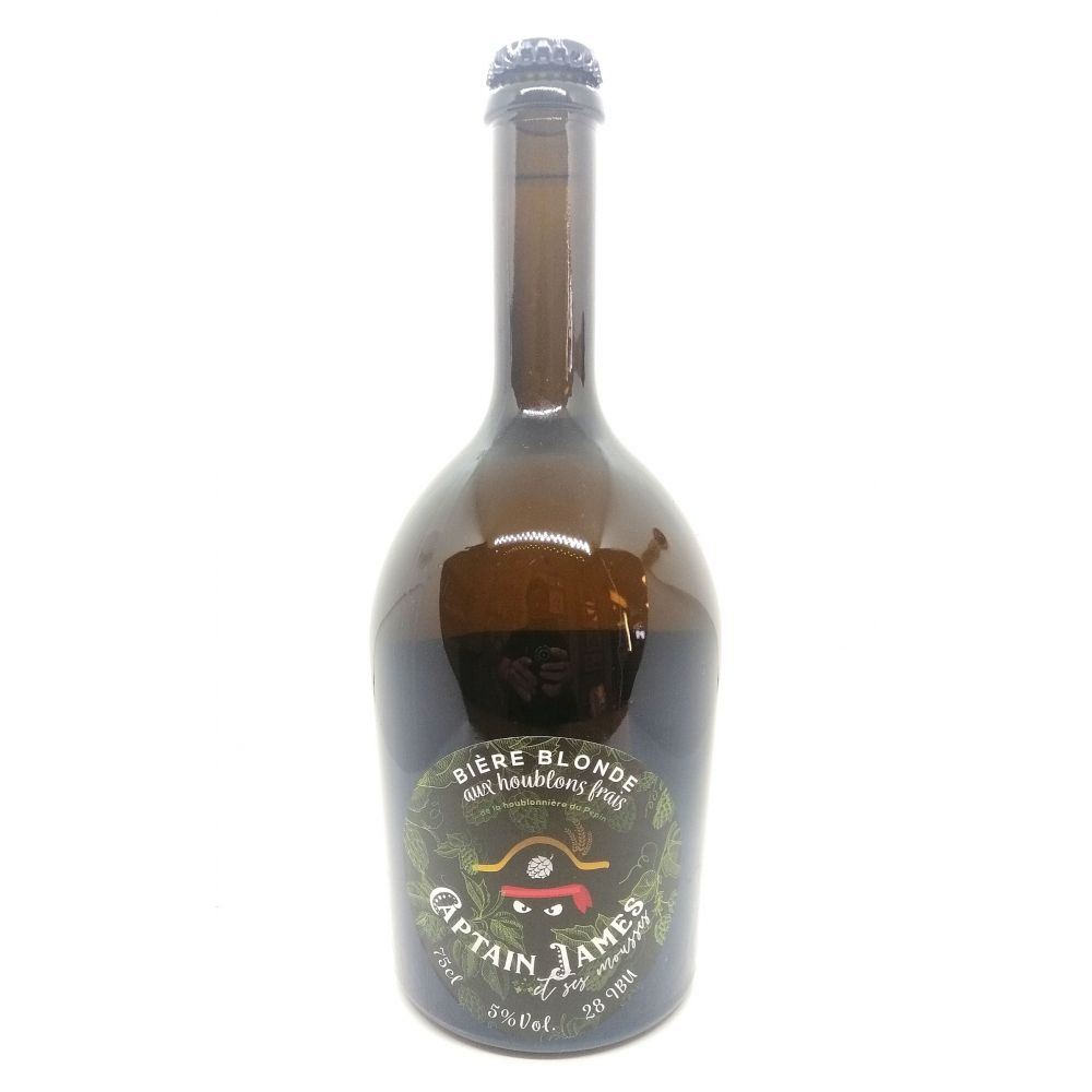 Bière Captain James 75cl Norman James BIO*. 10€/kg