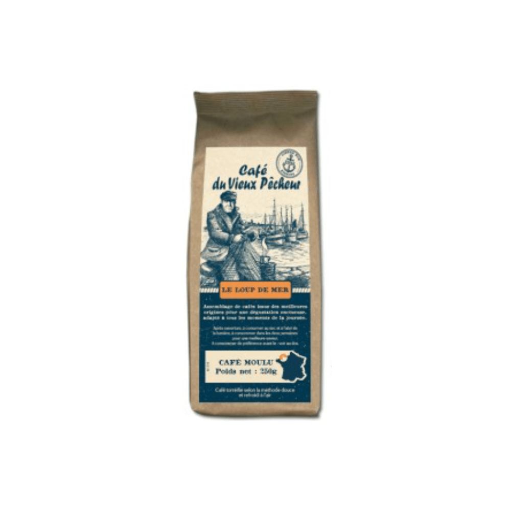 Café moulu du vieux pêcheur Le Loup de mer 250g