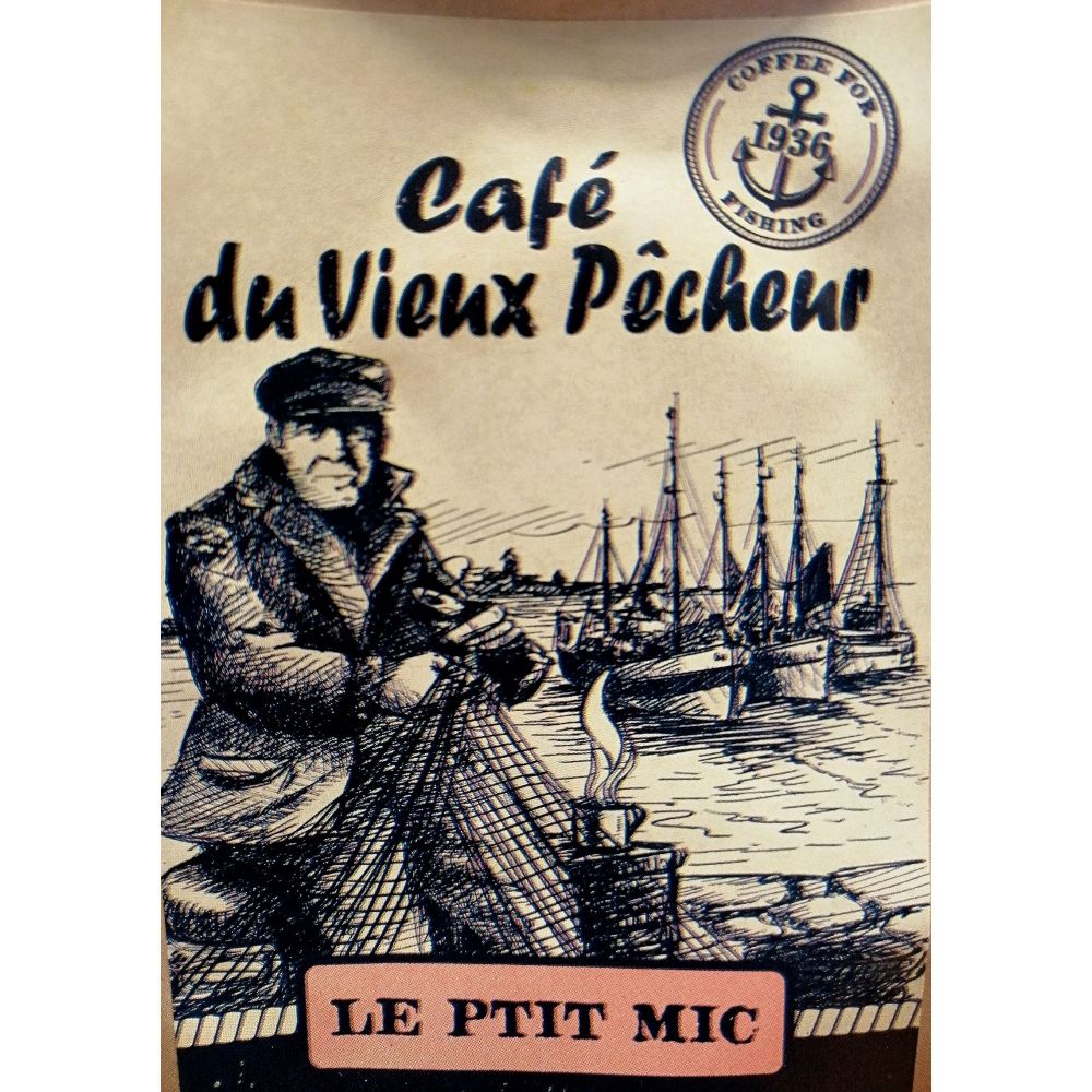 Café du vieux pêcheur Le Ptit mic grain ou moulu vrac. 26,95€/kg