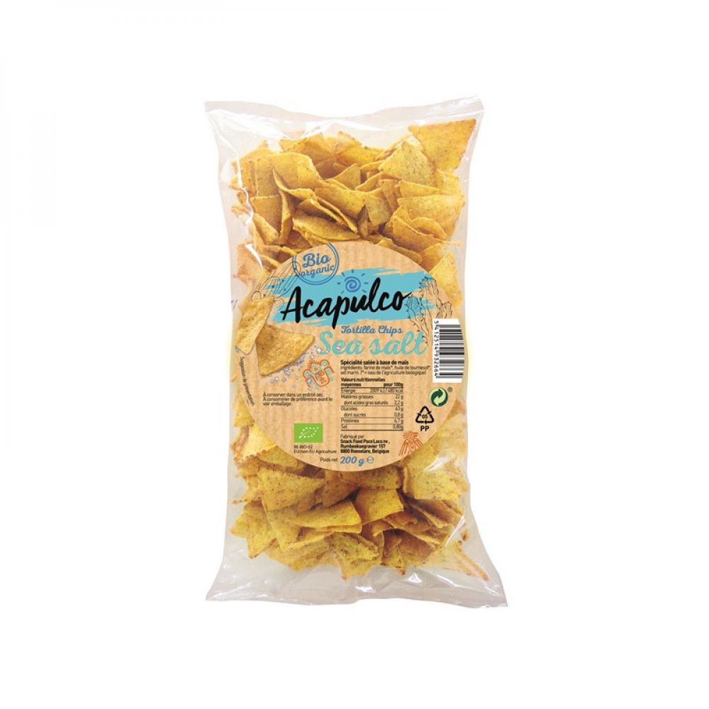 Tortilla chips natures 200g BIO*