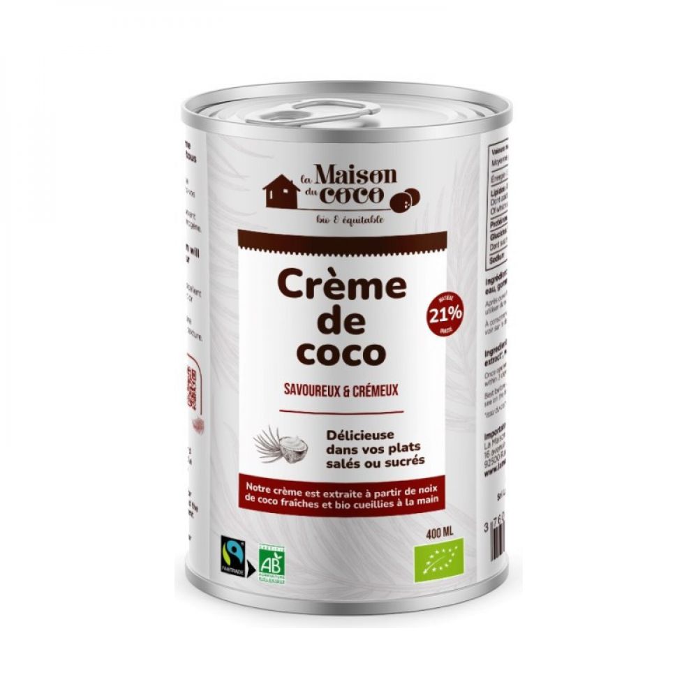 Crème de coco 400ml BIO*