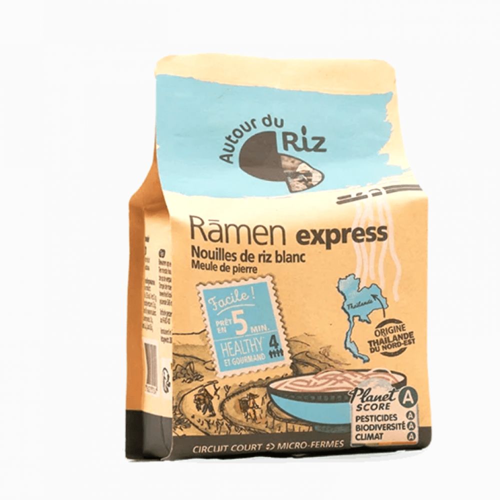 Pâtes ramen express de riz blanc  BIO 4*70g