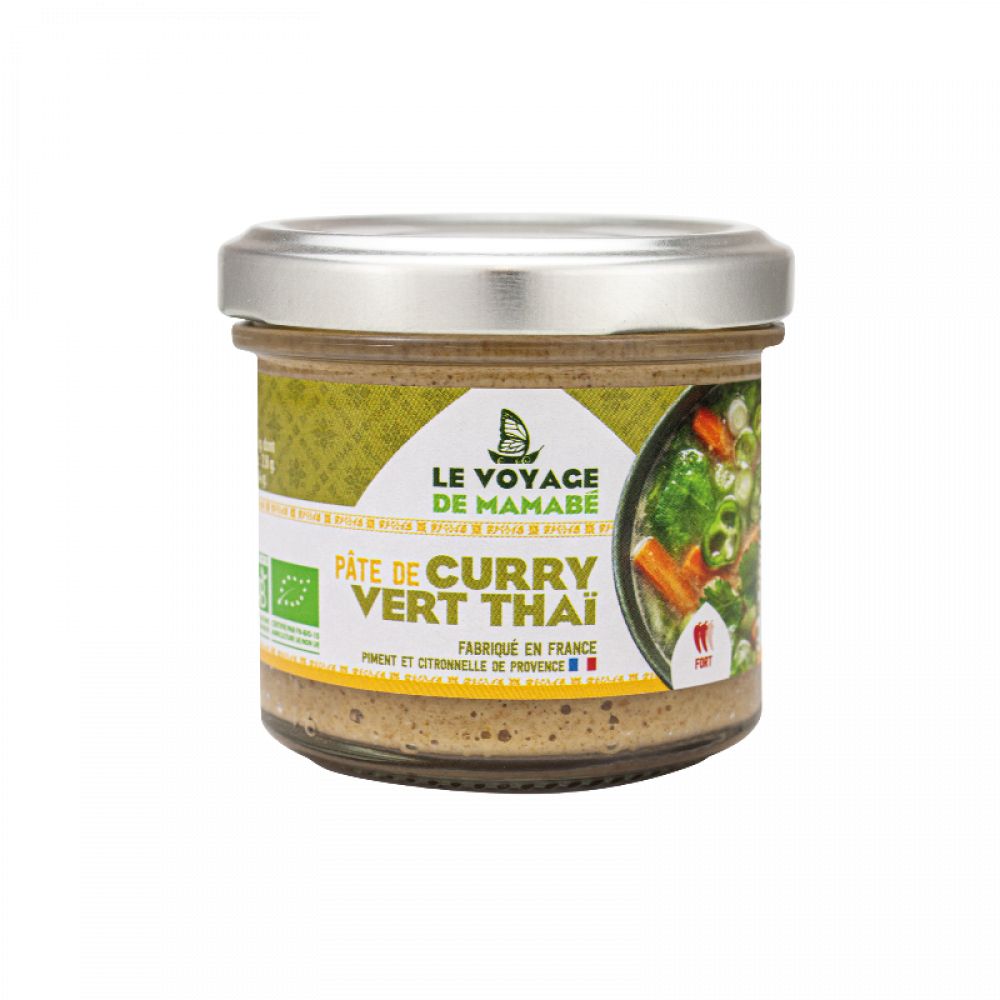 Pâte de curry vert BIO 105g