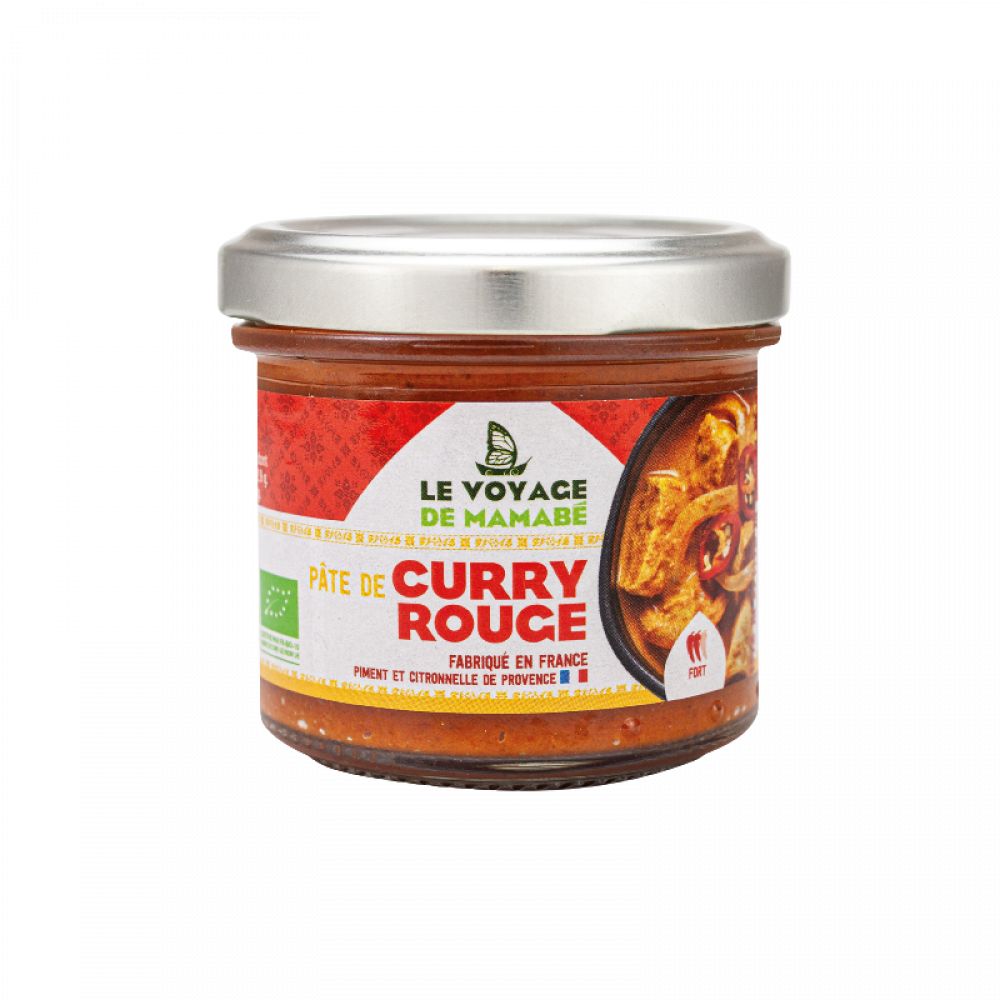 Pâte de curry rouge BIO 105g