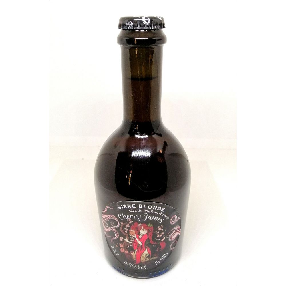 Bière Captain James 33cl Cherry blonde BIO* . 10,60€/kg