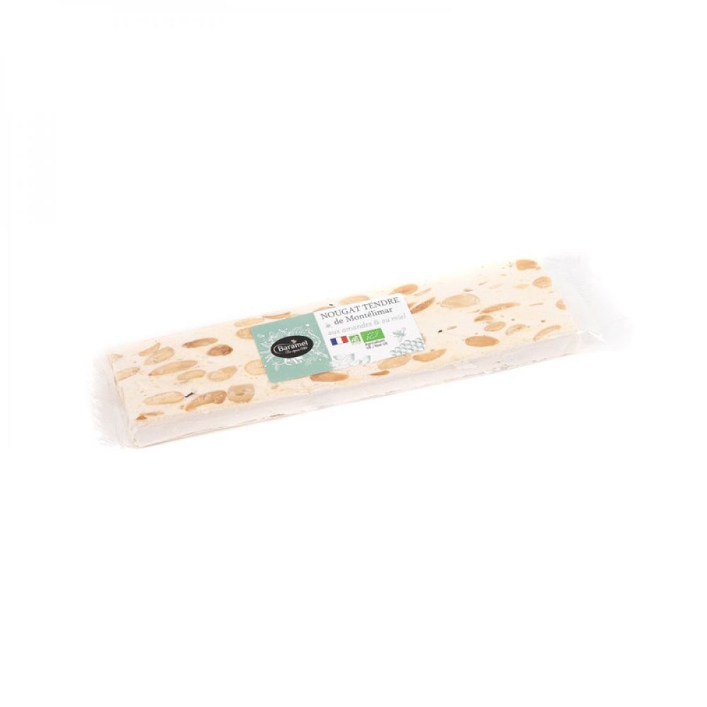 Nougat tendre de Montélimar BIO*  100g