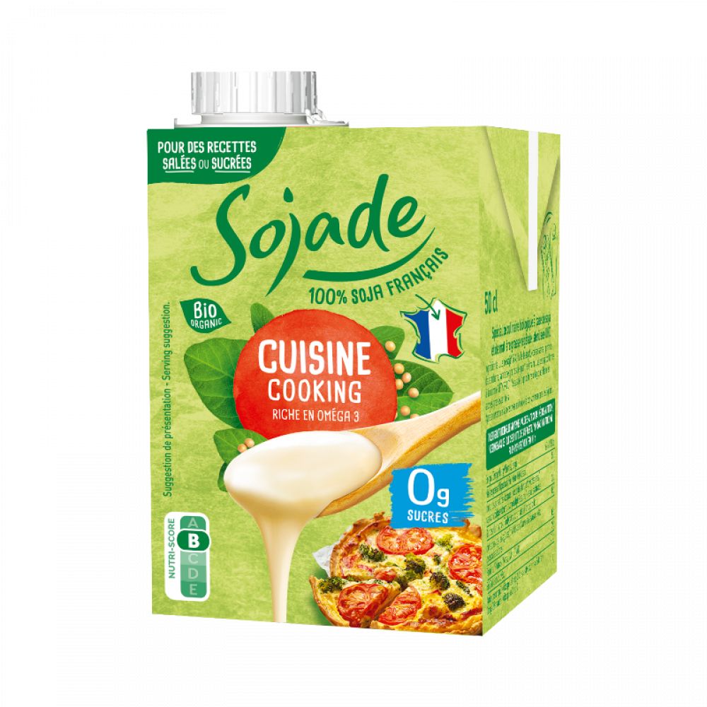 Crème végé soja BIO* 500ml