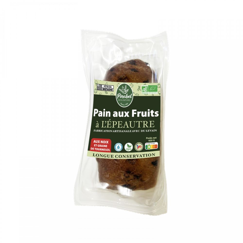 Pain épeautre fruits secs noix 400g BIO*