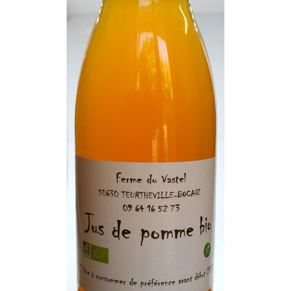 Jus de pomme artisanal BIO* normand  1L