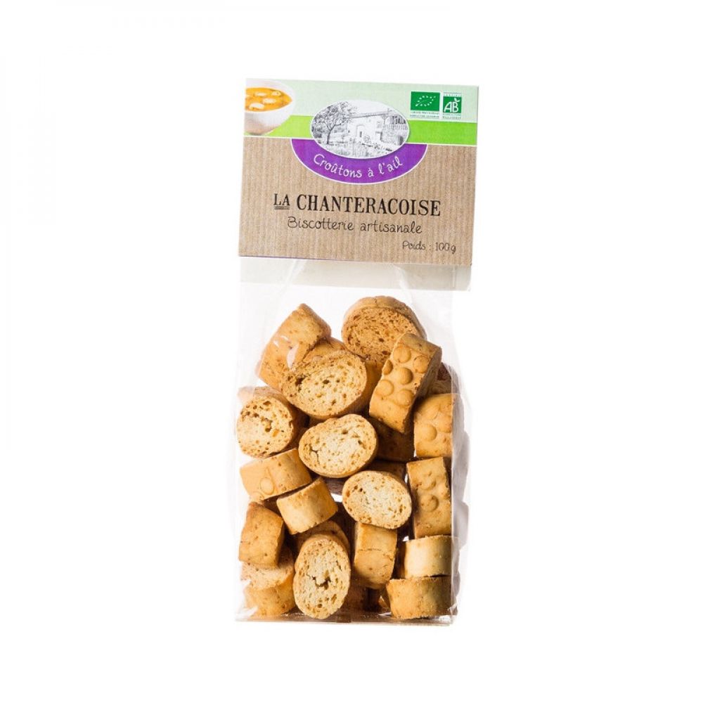 Croûtons à l'ail 100g BIO*