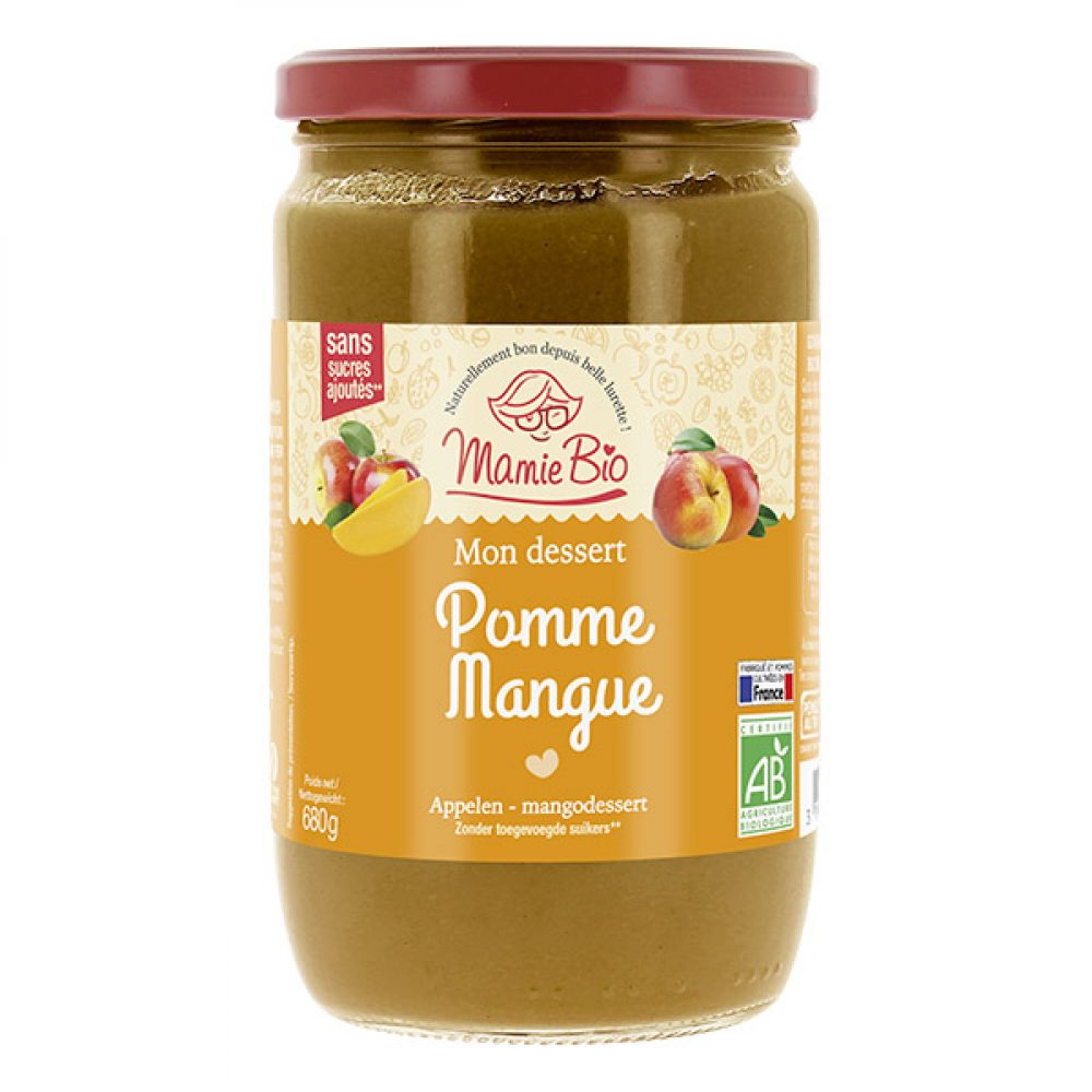 Compote pomme mangue BIO* 720ml