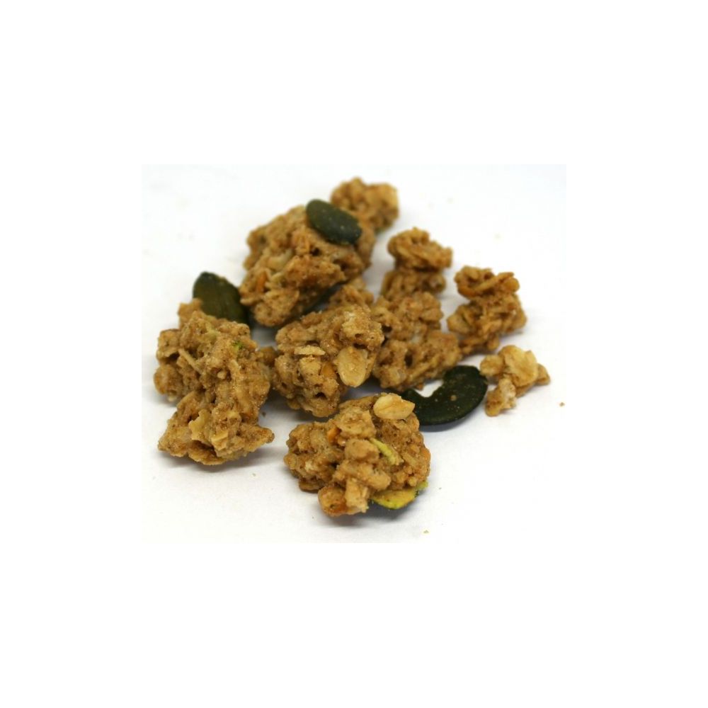 Muesli croustillant lin graines de courge BIO* .12,90€/kg