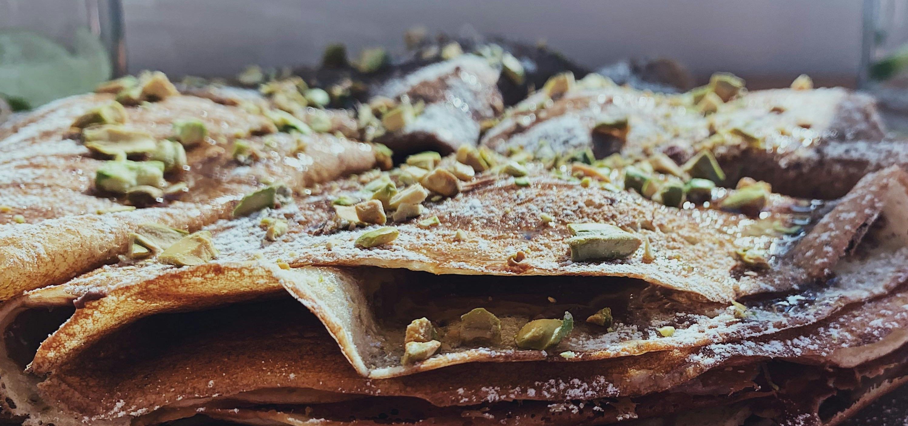 crepes pistache