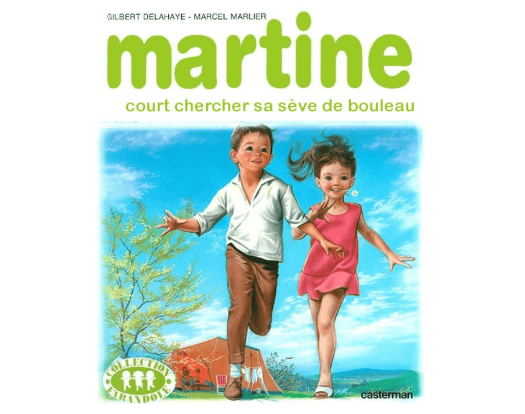 parodie couverture livre Martine seve de bouleau