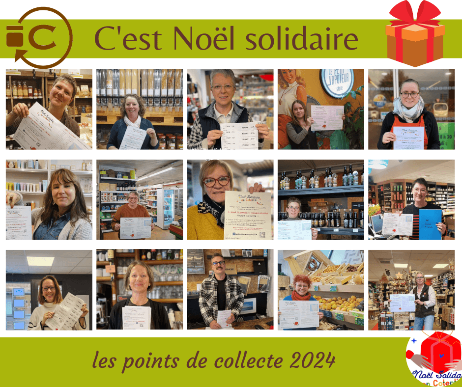 les points de collecte des cadeaux solidaires en Cotentin en 2024